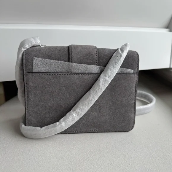 Kate Spade Charcoal Suede Crossbody Bag - Picture 2 of 4